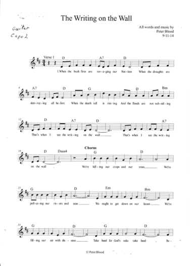 The Writing on the Wall ( Music )