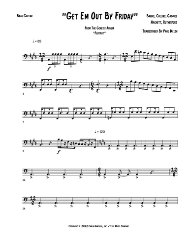 Get' Em Out By Friday (arr. P Welsh)