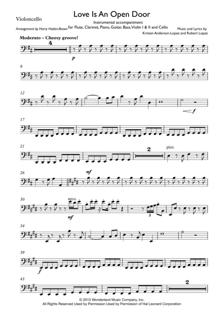 Love Is An Open Door (arr. Harry Haden-Brown)