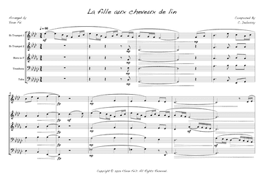 La fille aux cheveux de lin (arr. Yuan Fei)