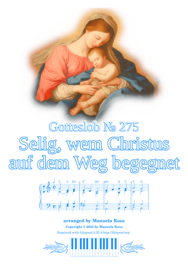 Selig, wem Christus auf dem Weg begegnet (Gotteslob 275) (arr. Manuela Rosa)