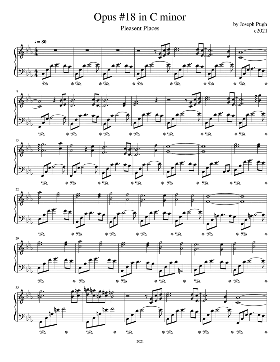 Opus #18 In C Minor