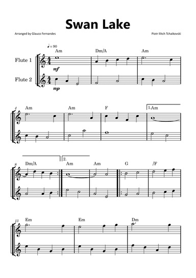 Swan Lake (arr. Glauco Fernandes)
