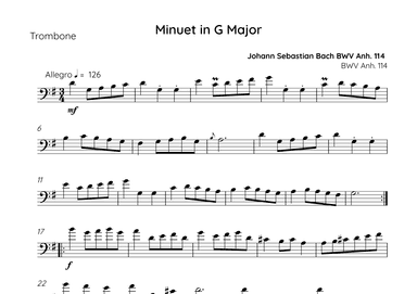 Minuet in G Major (arr. Sales)