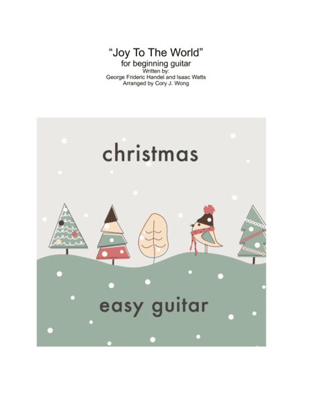 Joy To The World (Easy Guitar / Tab) (arr. Cory Wong)
