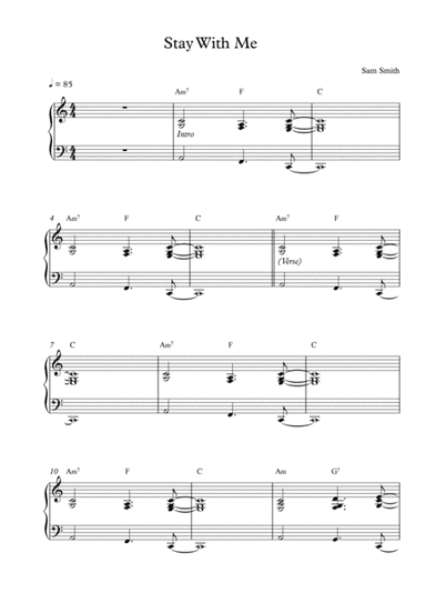 Stay With Me (arr. Pineapplechord)