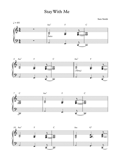 Stay With Me (arr. Pineapplechord)