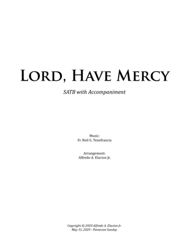 Lord, Have Mercy