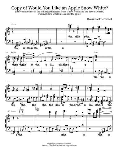 Would You Like an Apple Snow White?