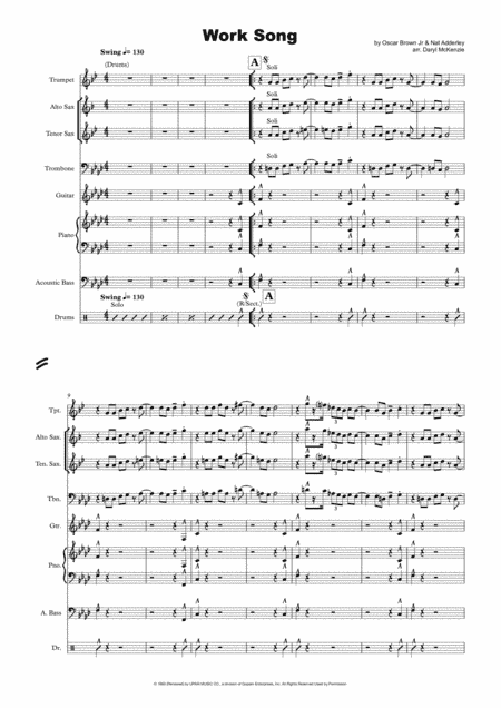 Work Song (arr. Daryl McKenzie)