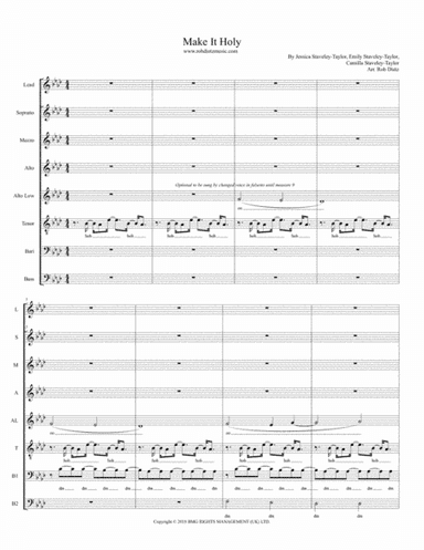 Make It Holy (arr. Rob Dietz)