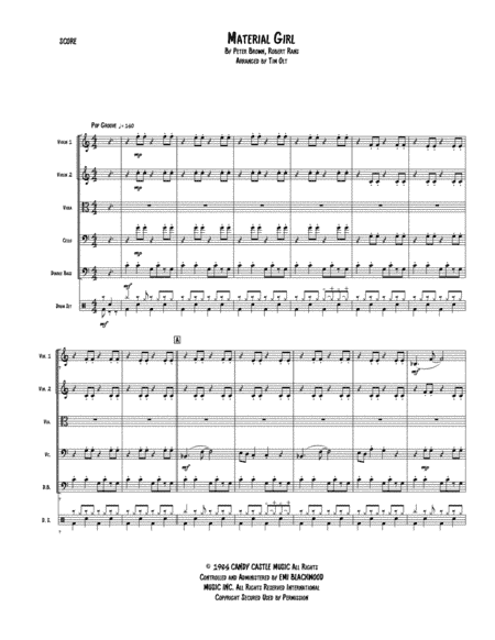 Material Girl (arr. Tim Olt)