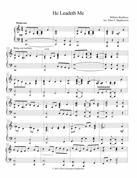 Lead On, O King Eternal (piano solo) (arr. Ellen Foncannon Stephenson)