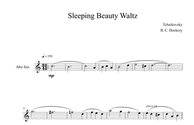 Sleeping Beauty Waltz (Alto Sax Solo) (arr. B. C. Dockery)