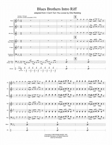 I Can't Turn You Loose (arr. Bandroom.com Publications)