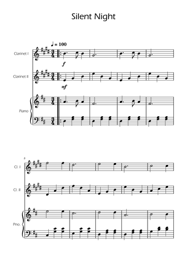Silent Night - Cello Duet w/ Piano (arr. Ygor Nunes)