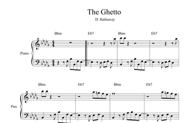 The Ghetto (arr. funkyfm (BMI))