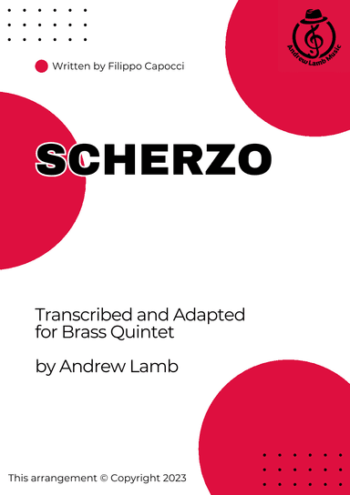 Filippo Capocci | Scherzo | for Brass Quintet (arr. Andrew Lamb)
