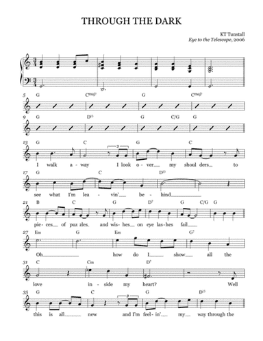 Through The Dark (arr. Brock Chart)