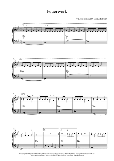 Feuerwerk (arr. Janina Schülin)