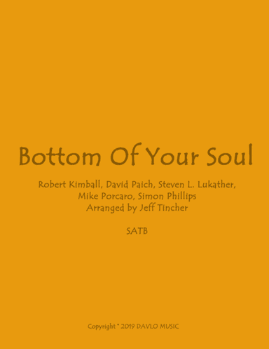 Bottom Of Your Soul (arr. Jeff Tincher)