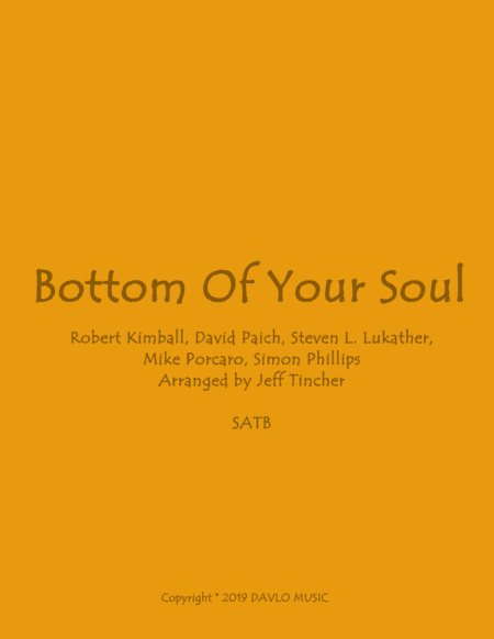 Bottom Of Your Soul (arr. Jeff Tincher)