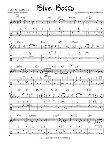 True Blue Bossa (arr. edited by Dr. LeRoy Henry)
