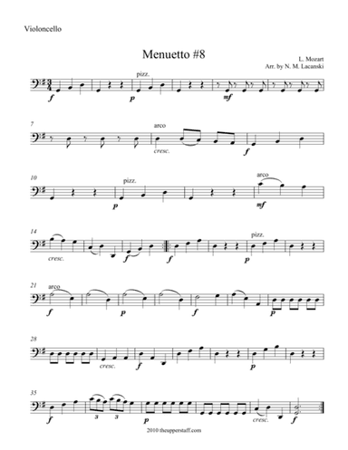 Menuetto #8 (arr. Nick Lacanski)
