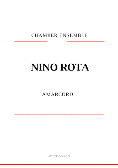 Amarcord (arr. Alex Talanov)