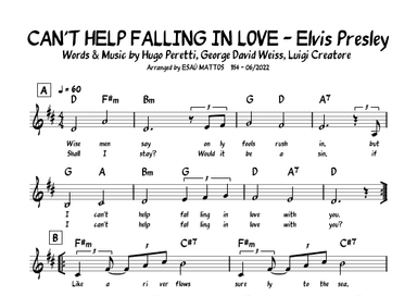 Can't Help Falling In Love (arr. ESAÚ MATTOS)