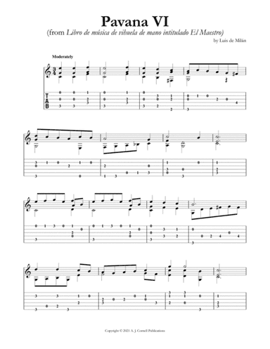 Pavana VI (arr. Mark Phillips)