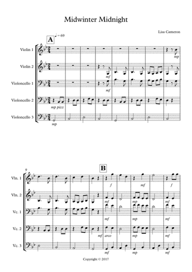 Midwinter Midnight - String Ensemble