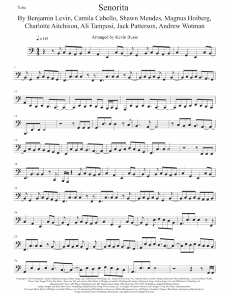 Senorita (arr. Kevin Busse)