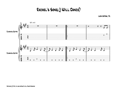 Rachel's Song (I Will Dance)