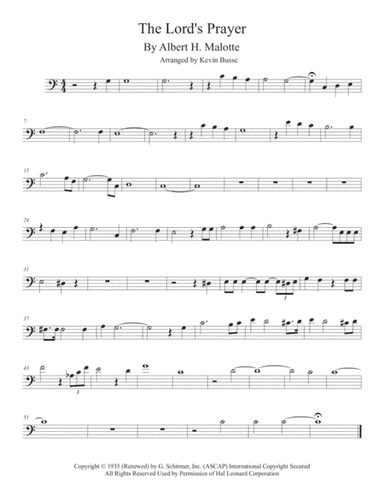 The Lord's Prayer (arr. Kevin Busse)