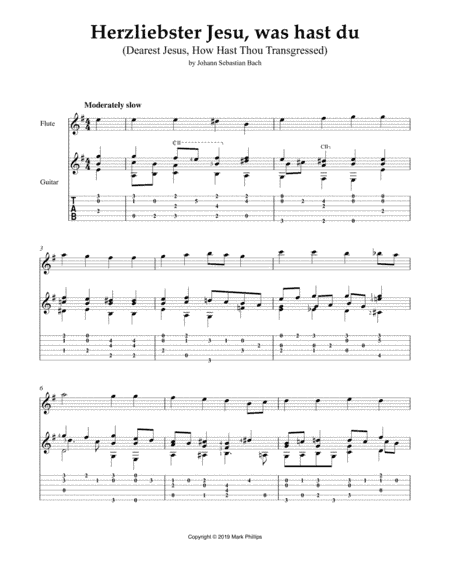 Herzliebster Jesu, was hast du (Dearest Jesus, How Hast Thou Transgressed) (arr. Mark Phillips)