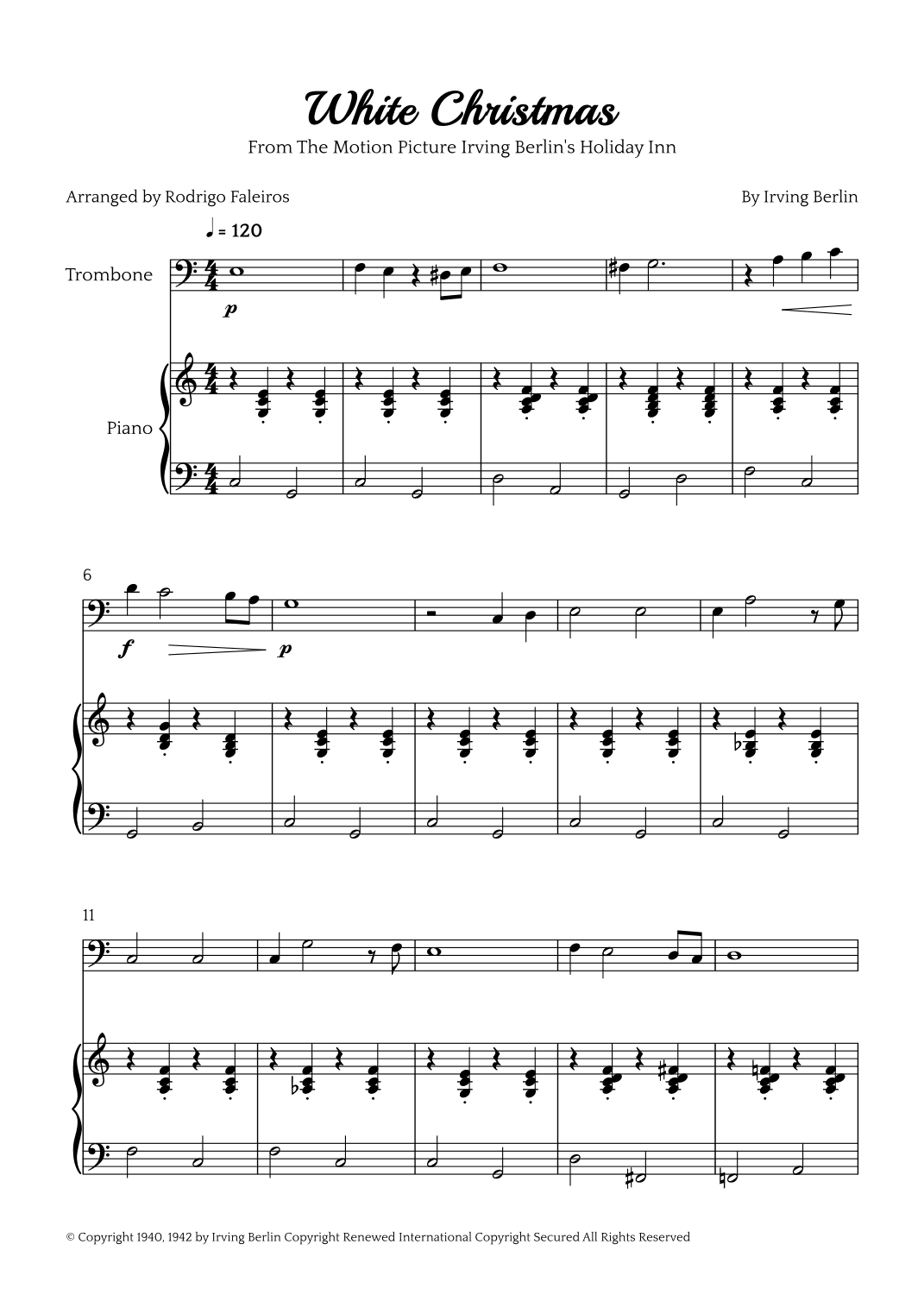 White Christmas (arr. Rodrigo Faleiros)