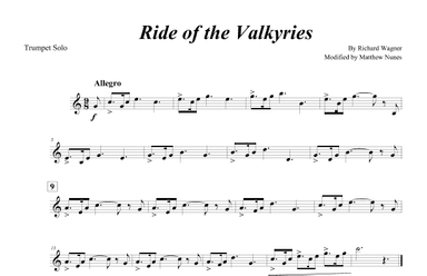Ride of the Valkyries (Trumpet solo) (arr. Matthew Nunes)
