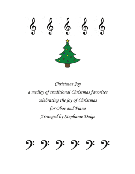Christmas Joy medley for oboe and piano (arr. Stephanie Daige)