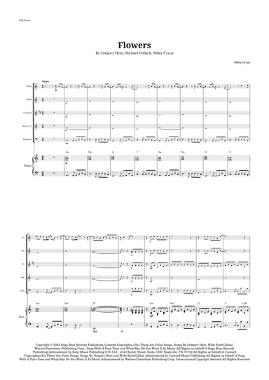 Flowers (arr. Langanho)