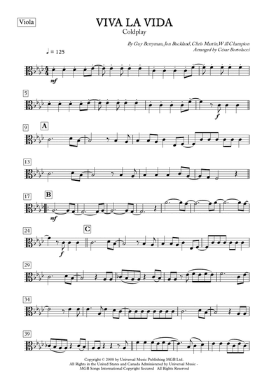 Viva La Vida (arr. ACT Bortolucci)