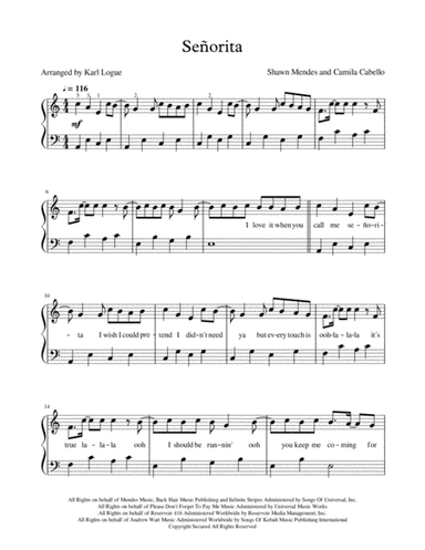 Senorita (arr. Karl Logue)