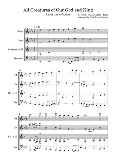 All Creatures of Our God and King (arr. Davi Rocha Campos)