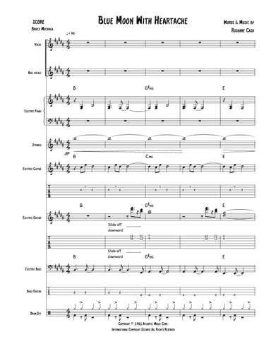 Blue Moon With Heartache (arr. Bruce Muckala)