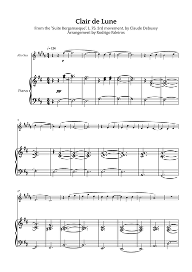 Clair de Lune (arr. Rodrigo Faleiros)