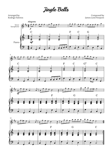 Jingle Bells (arr. Rodrigo Faleiros)