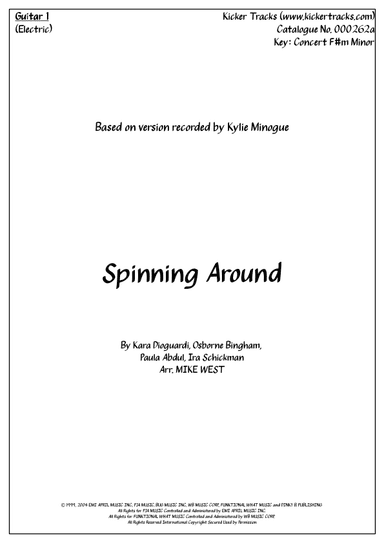 Spinning Around (arr. Michael Storeton-West)