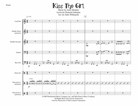 Kiss The Girl (arr. John Willmarth)