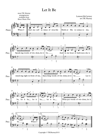 Let It Be (arr. Tim TK Murray)