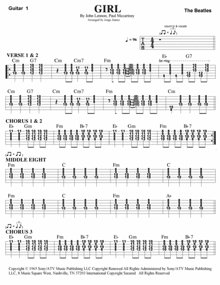 Girl (arr. Jorge Juárez)